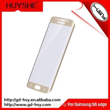 HUYSHE 3D tempered glass for samsung galaxy S6 S7 edge full cover screen protector for S6 edge